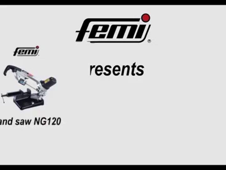 FEMI NG120XL - Sierra de cinta para metal (varilla tope regulable, 1300 W,  230 V) color gris : : Bricolaje y herramientas